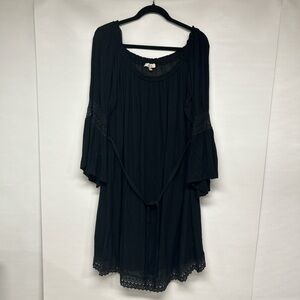 Chic Black Long Sleeve Dress